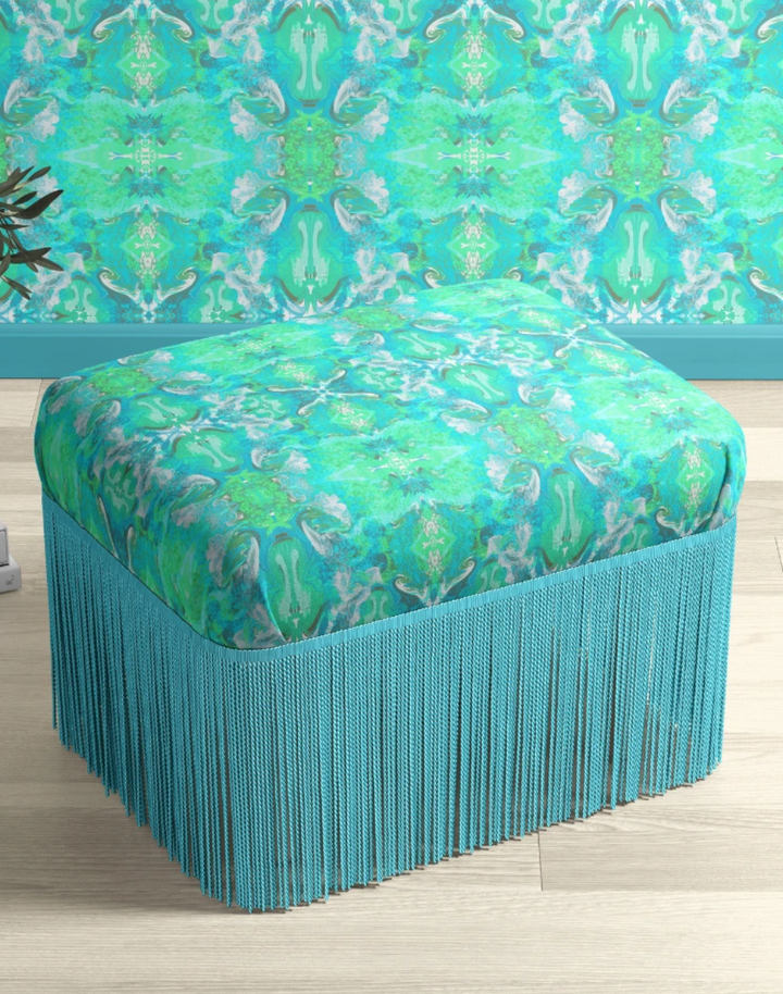 Naples, Pelican Bay Velvet Fabric