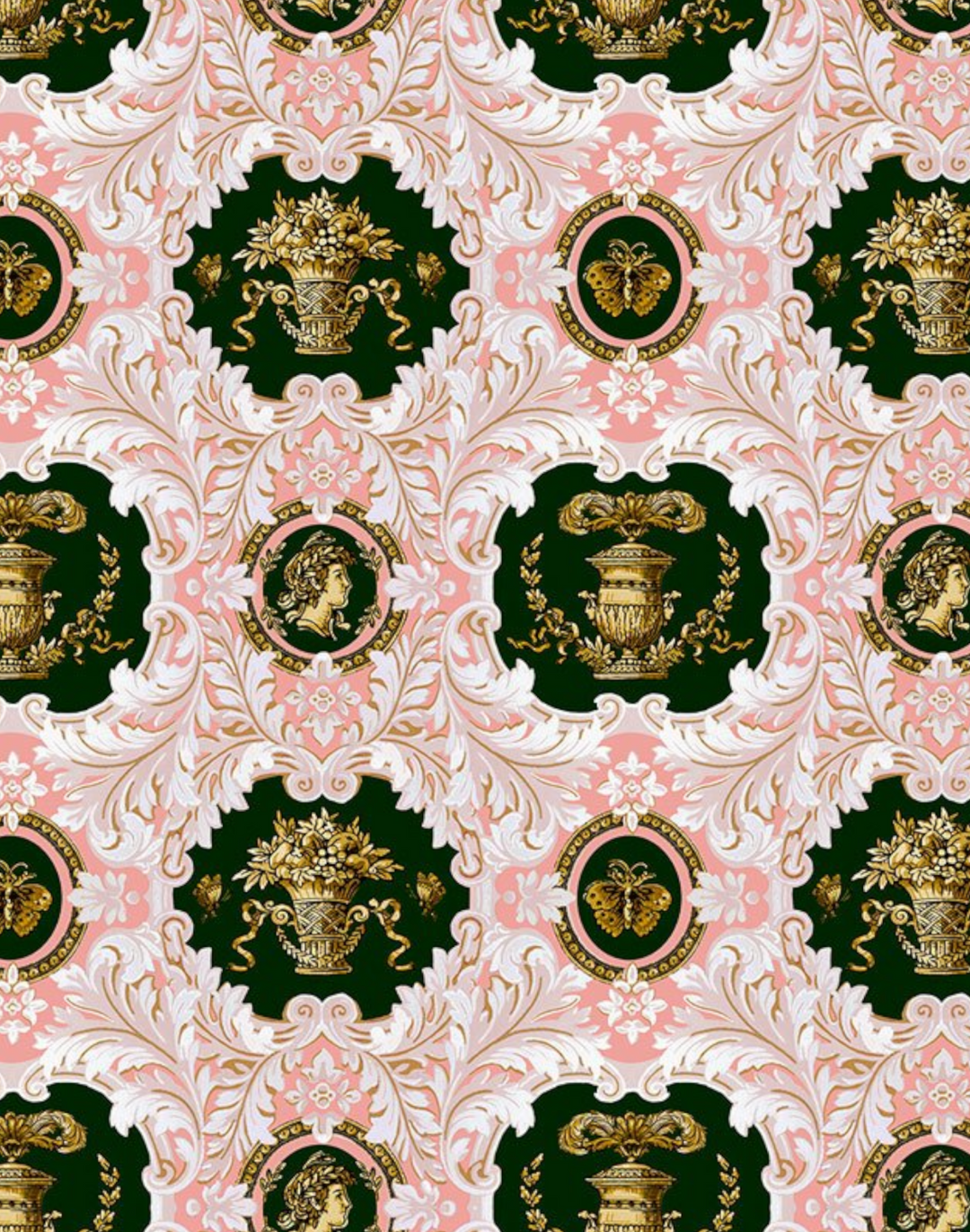 Colorful Renaissance Pattern Renaissance Motif Designs Floral Design Element Renaissance Style