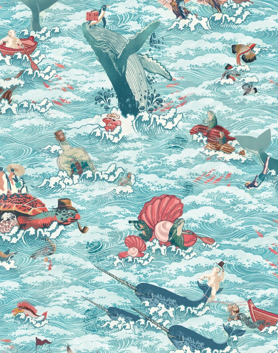 Ocean Waves, Coral Reef