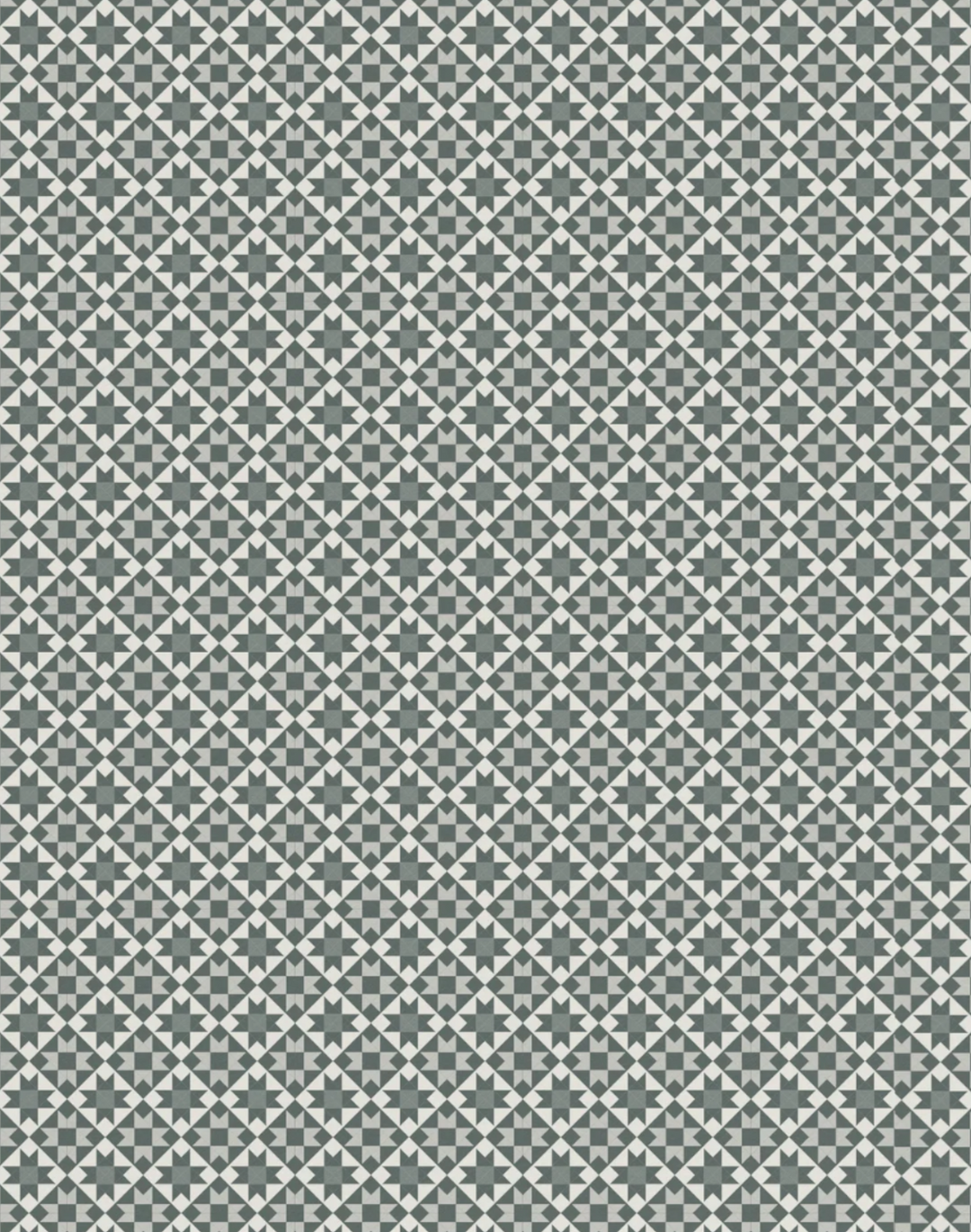Ohio Star Quilt Block, Sage