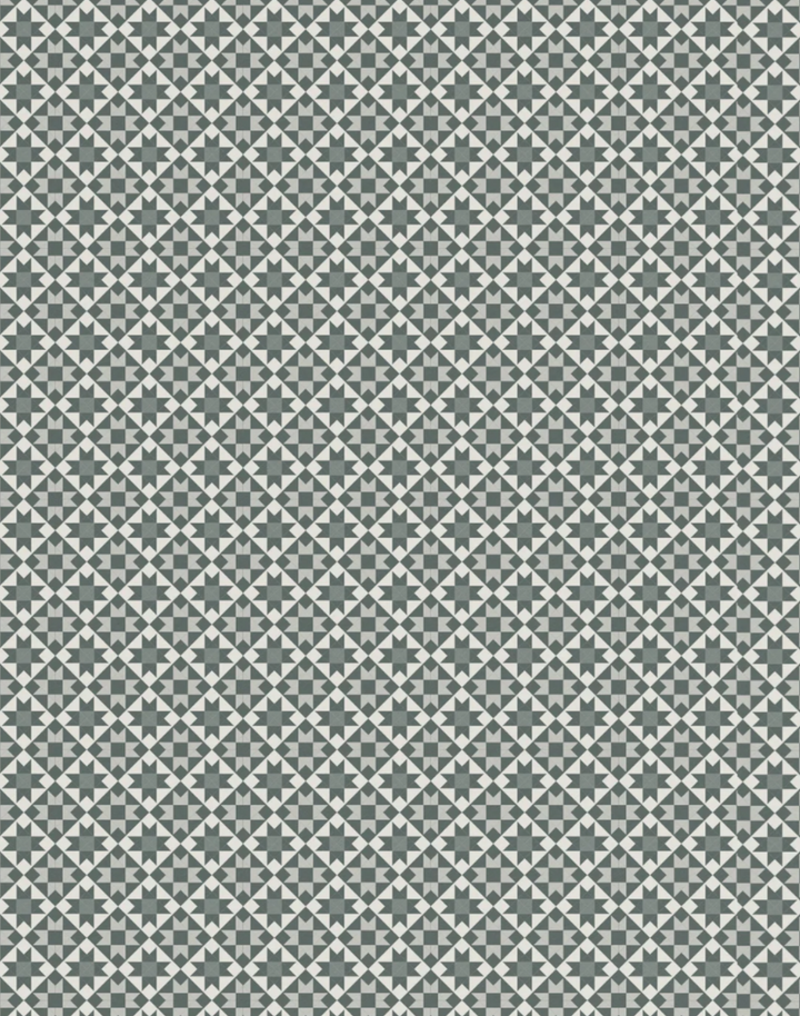Ohio Star Quilt Block, Sage