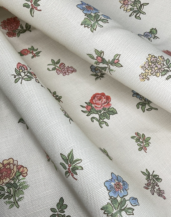 Olivia, Peach Perfection - Linen Fabric