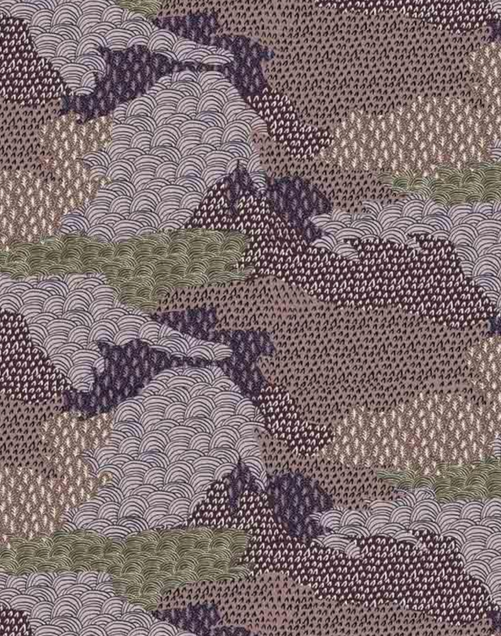 Ordnance Survey, Autumn Berry - Linen Fabric