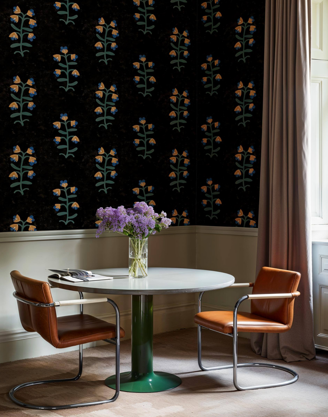Pacific Blooming, Black NP5105-3