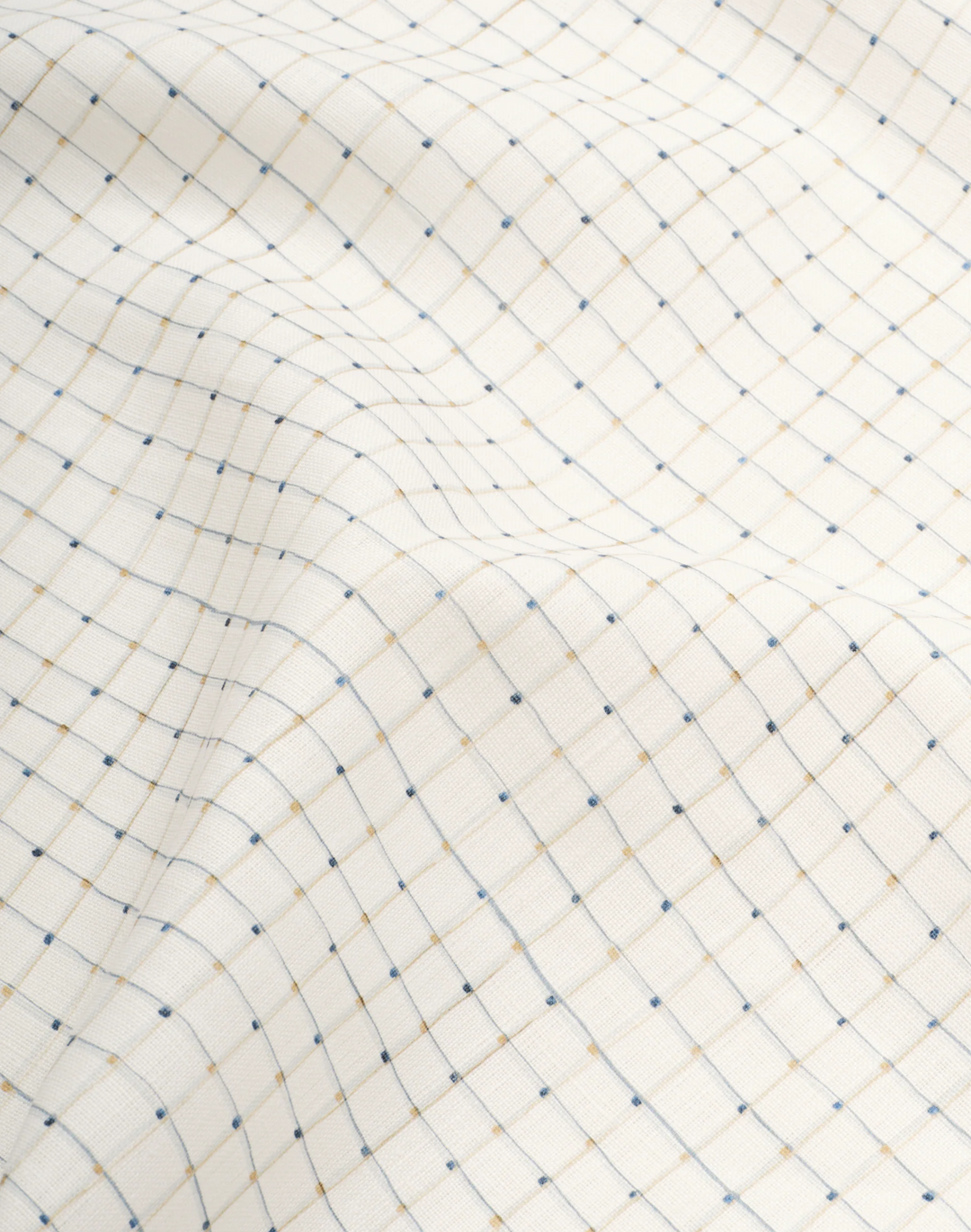 Painted Grid Fabric, Moonlight