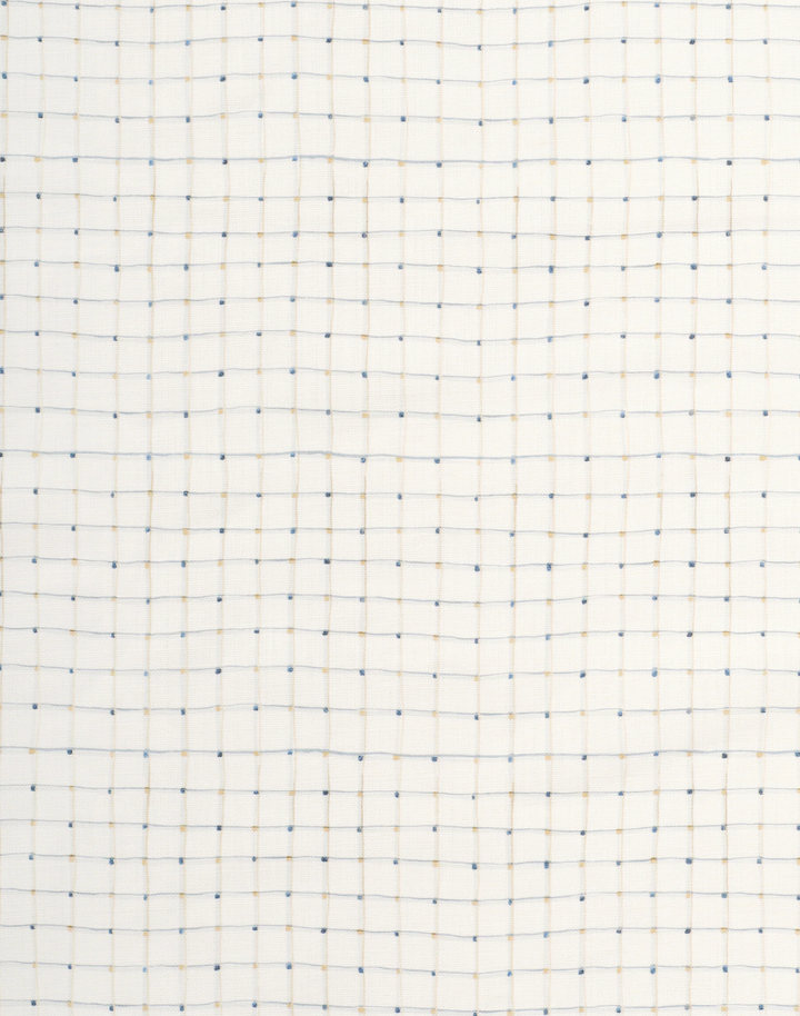 Painted Grid Fabric, Moonlight