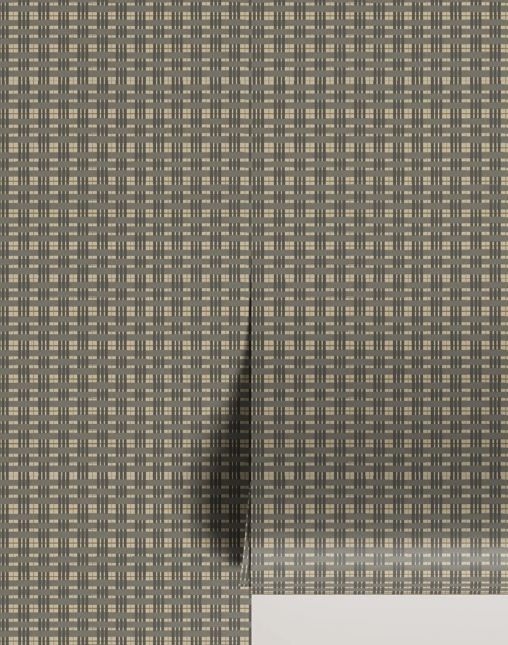 Painterly Plaid, Gravel