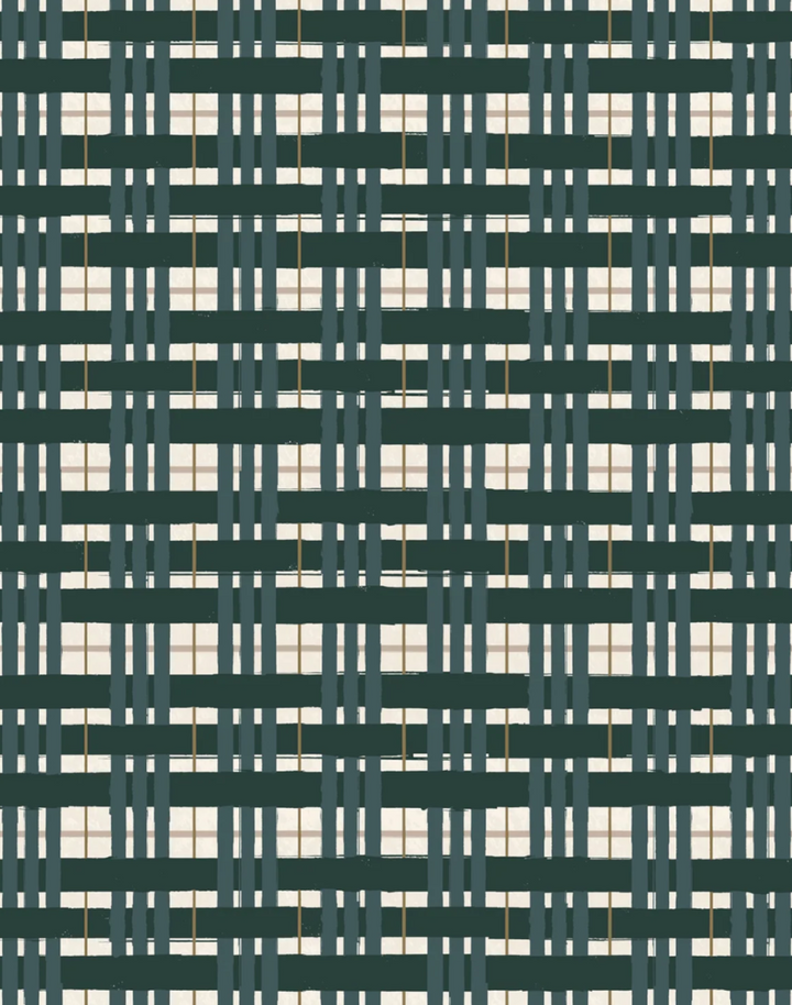 Painterly Plaid, Hunter