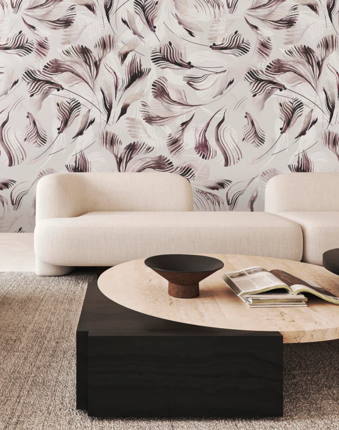 Palm, Burgundy