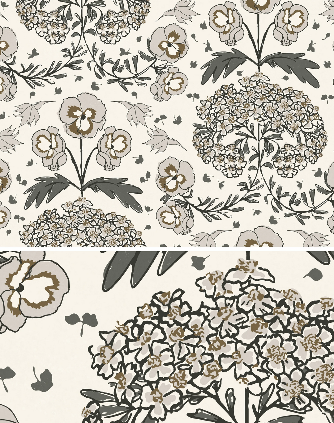 Pansies, Oatmeal
