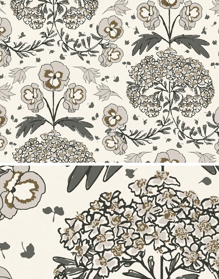 Pansies, Oatmeal