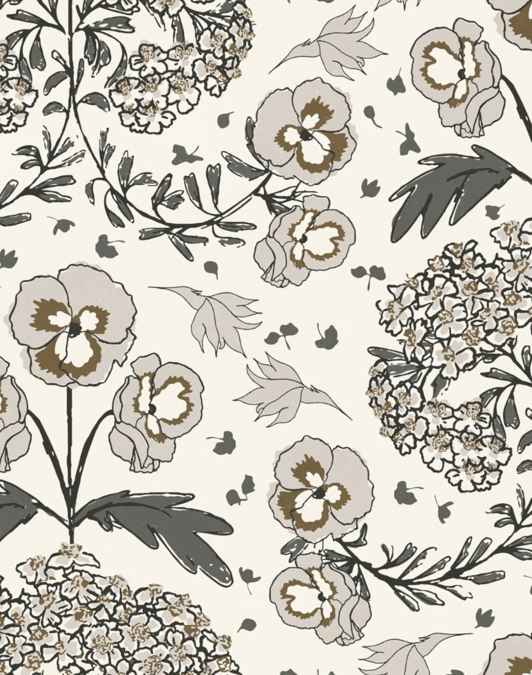 Pansies, Oatmeal