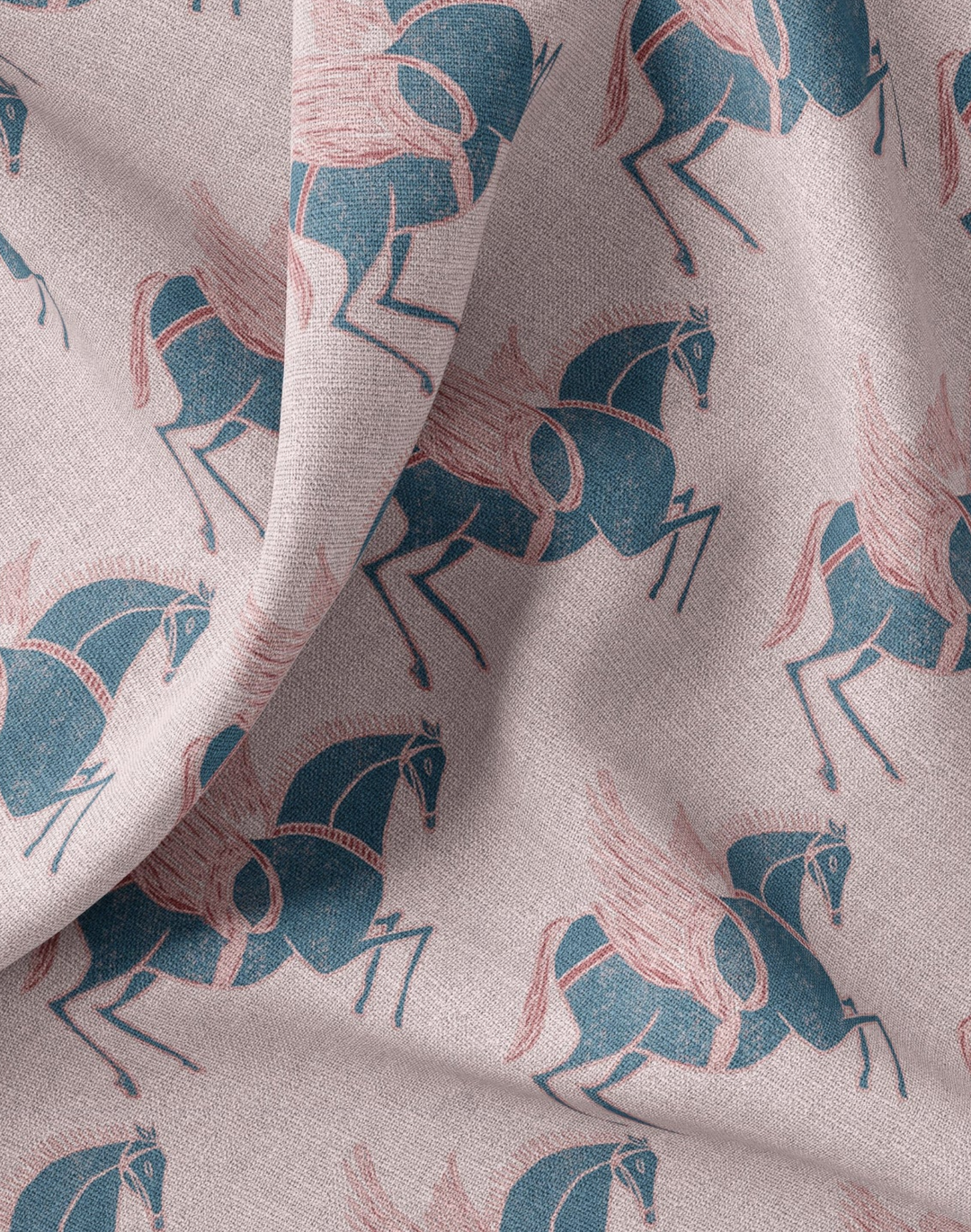 Pegasus, Dusk - Linen Fabric
