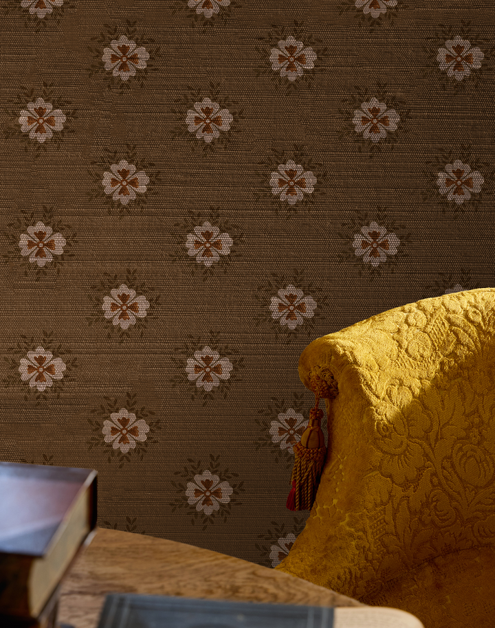 Petals Grasscloth, Cashmere Cream WPLN0169RGC