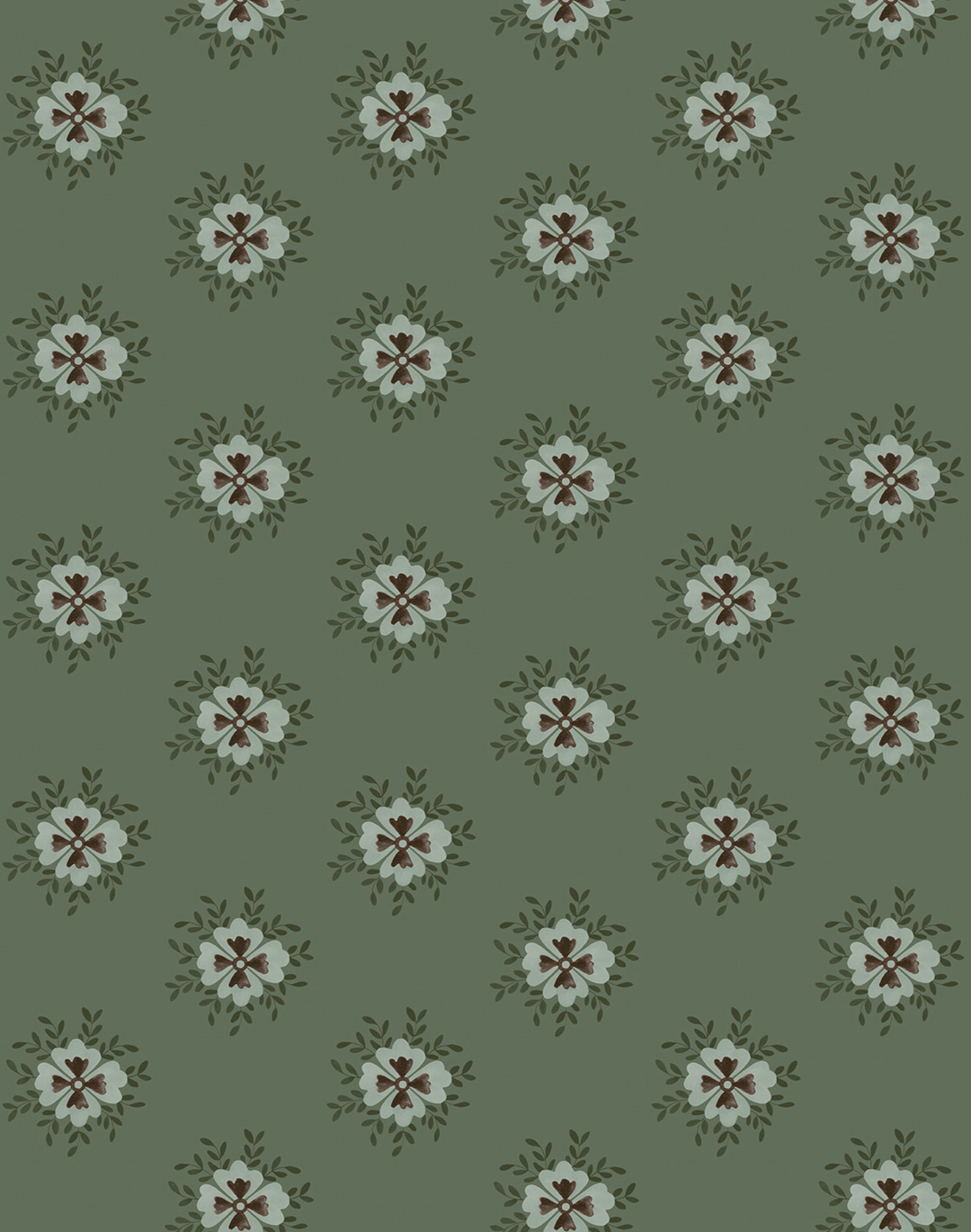Petals Grasscloth, Forest Fog WPLN0170RGC