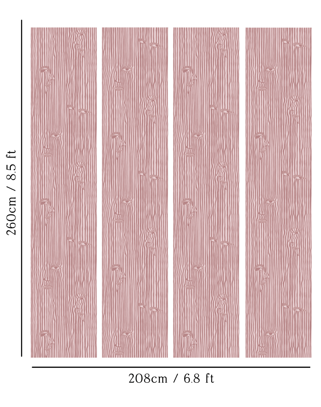 Picasso Stripe, Blush