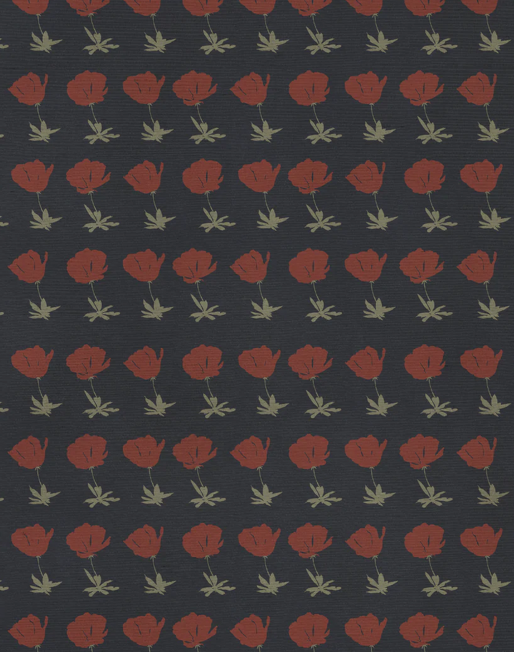 Poppy Fields Grasscloth, Nightfall Haze WPLC0643