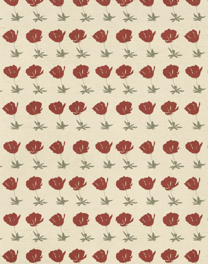 Poppy Fields Grasscloth, Weathered Beige WPLN0646