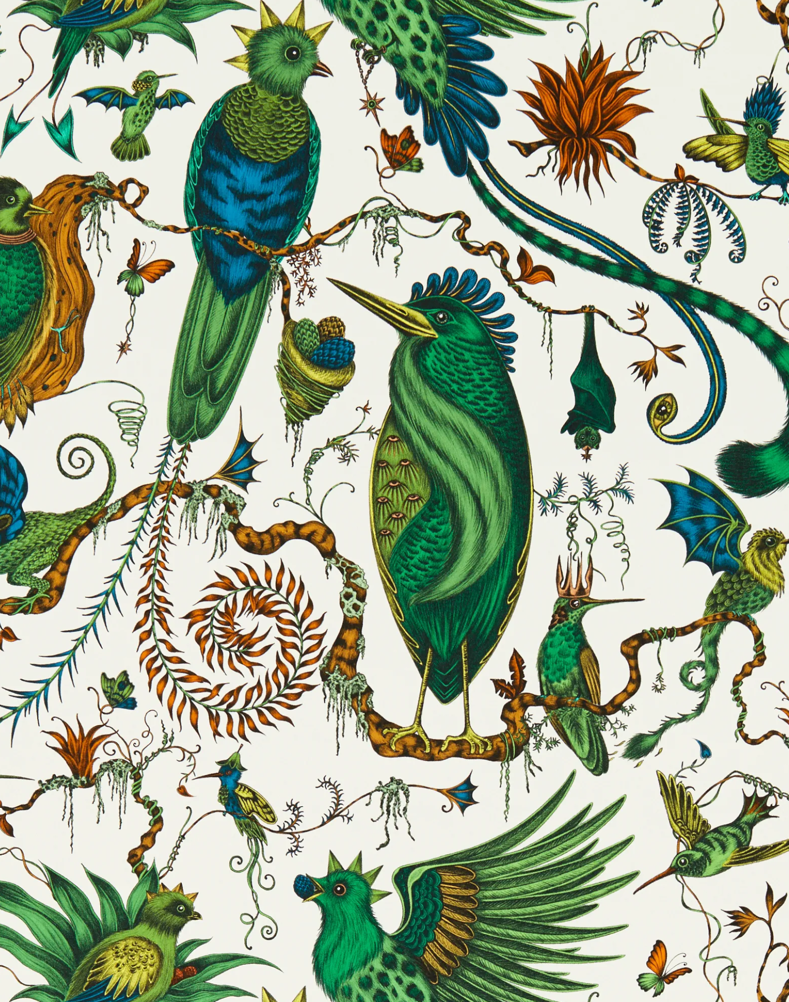 Quetzal, Green W0217-03 – The Pattern Collective