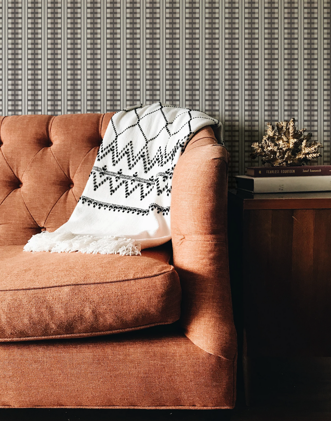 Quilt Block Stripe, Taupe