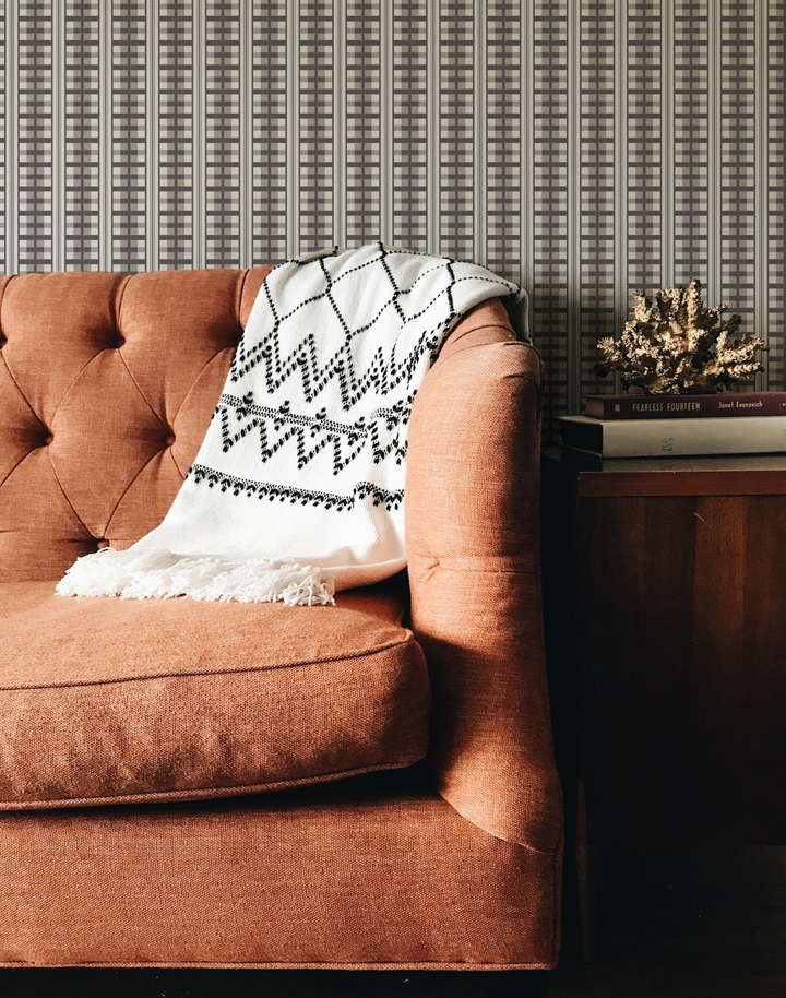 Quilt Block Stripe, Taupe