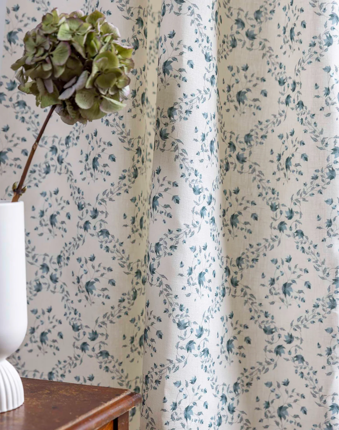 Rama Fabric, Indigo Grey
