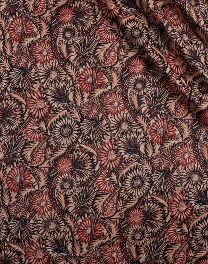 Rapture Velvet Fabric, Raisin
