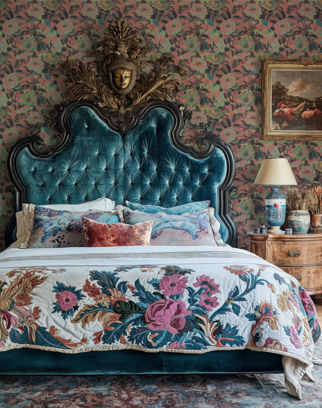Rococo Roses Designs Rococo Roses, Posy – The Pattern Collective