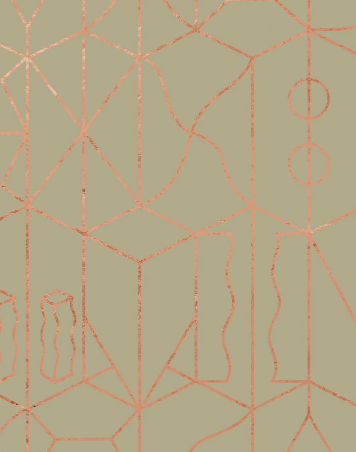 SUZ-16 Never Ending Copper Foil, Green by Suzan Hijink