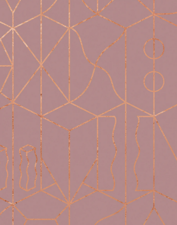 SUZ-15 Never Ending Copper Foil, Pink by Suzan Hijink