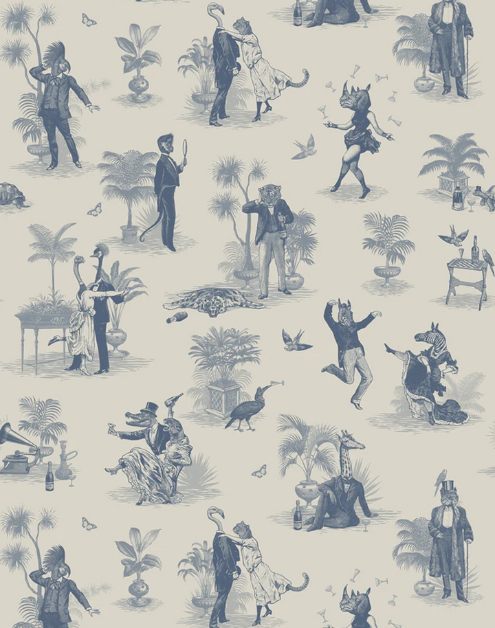 Safari Soiree, Heron Blue