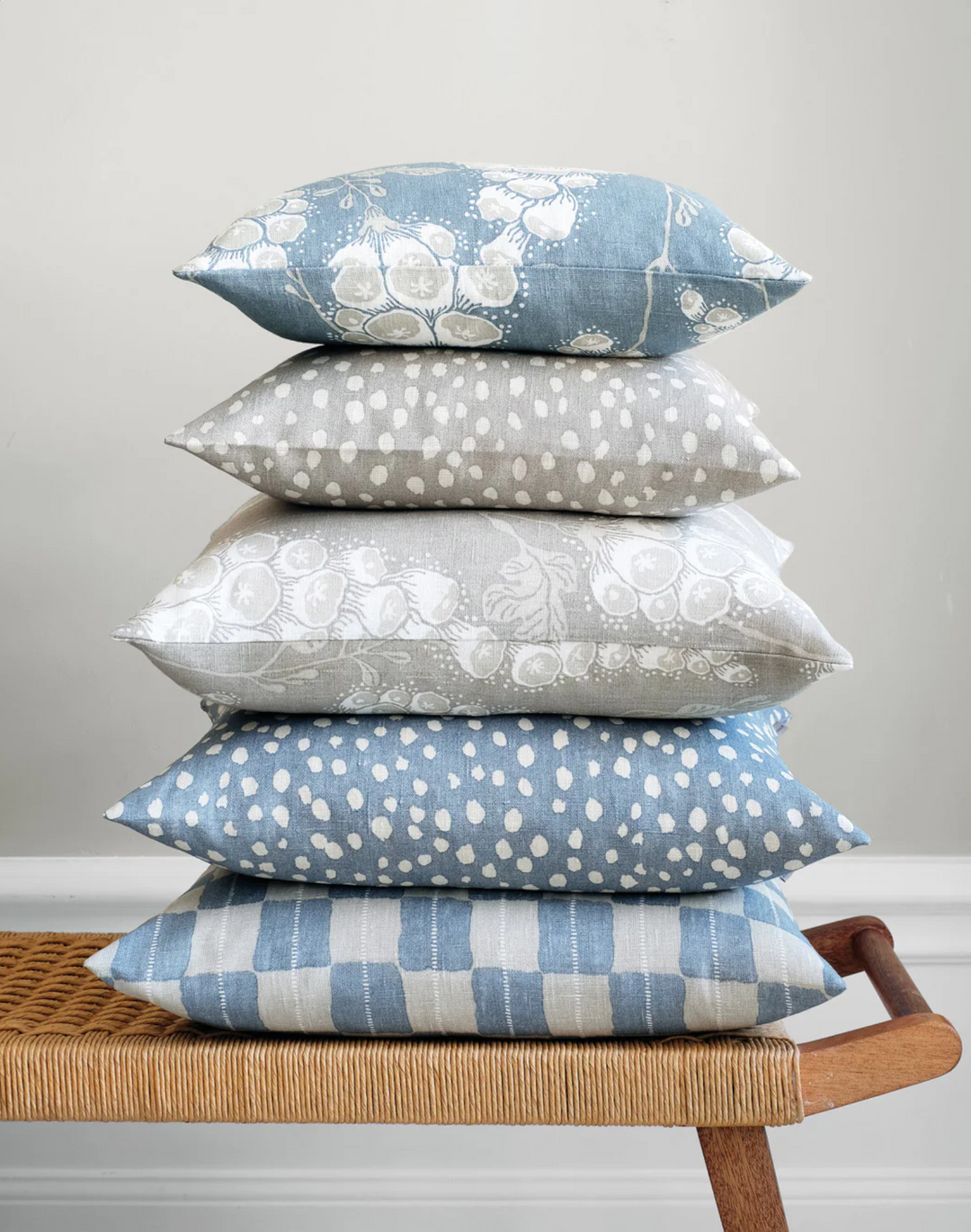 Sakura Spring Linen Fabric, Dusty Blue – The Pattern Collective
