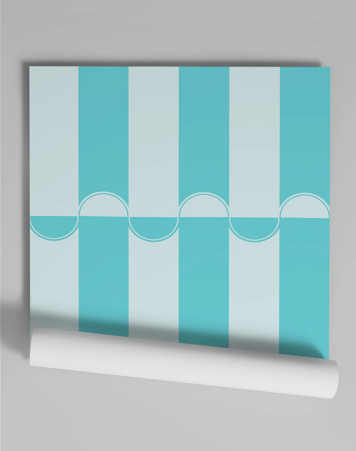 Scallop Lane, Turkish Turquoise