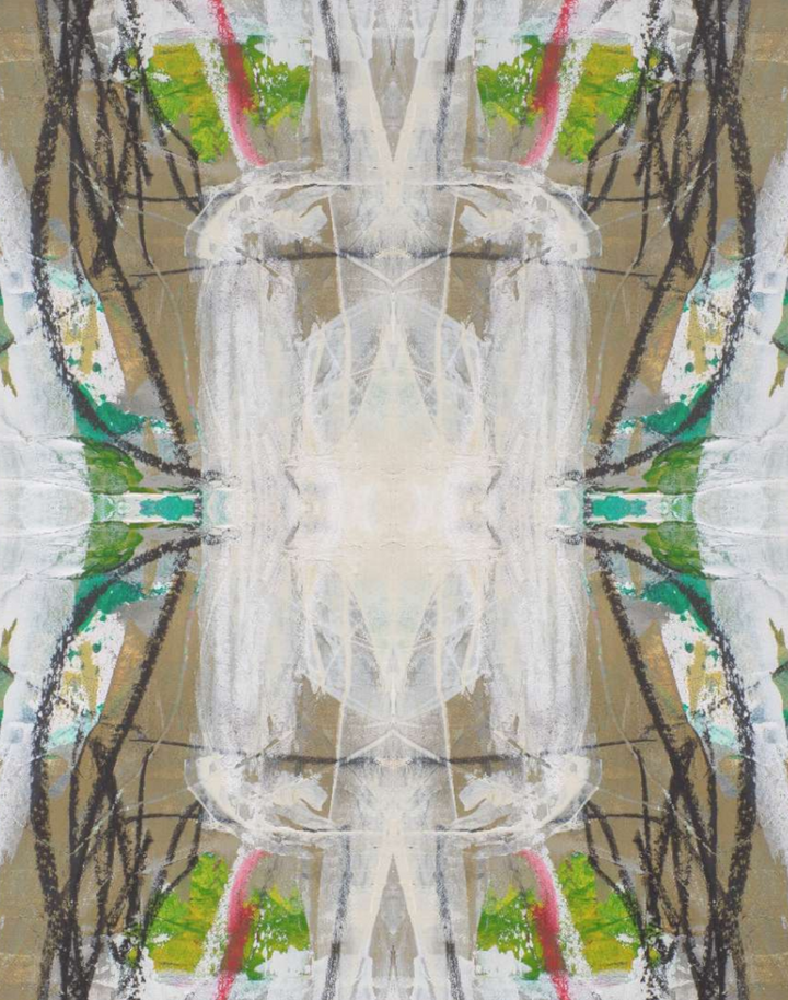 Scribble Damask XL, Burnished Brass