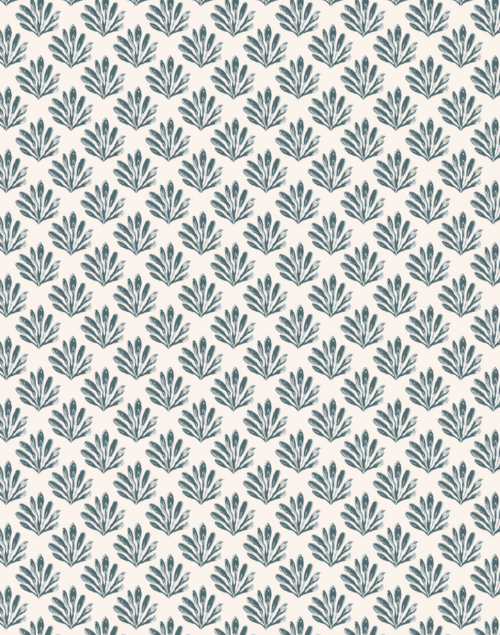 Sea Beech, Navy on White