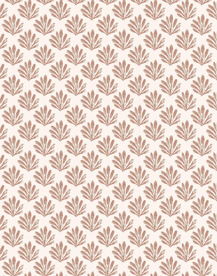 Sea Beech, Russet on White