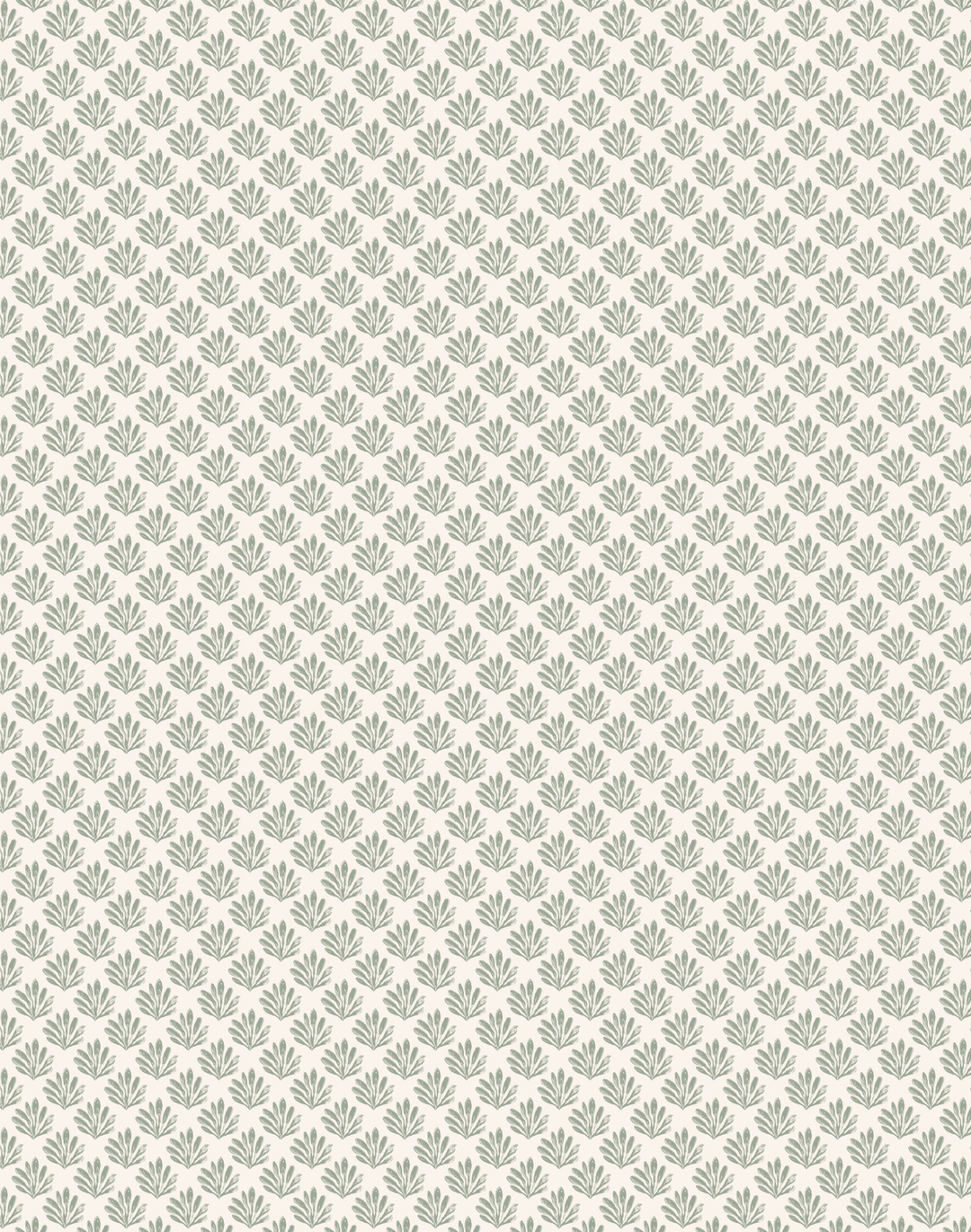 Sea Beech, Sage on White