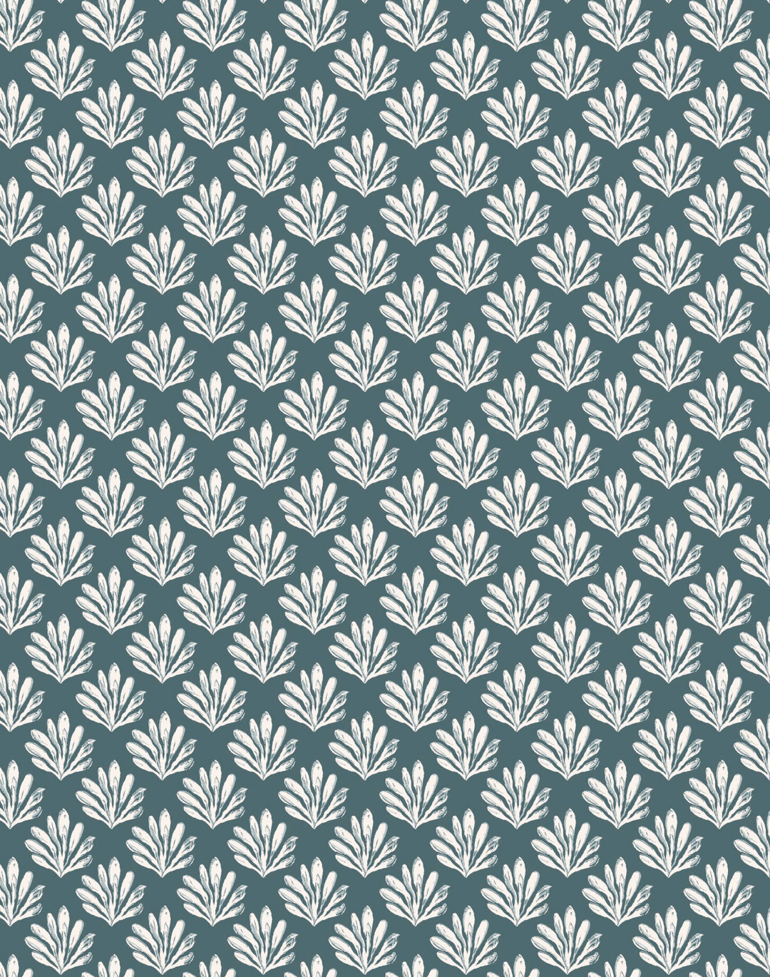 Sea Beech, White on Navy