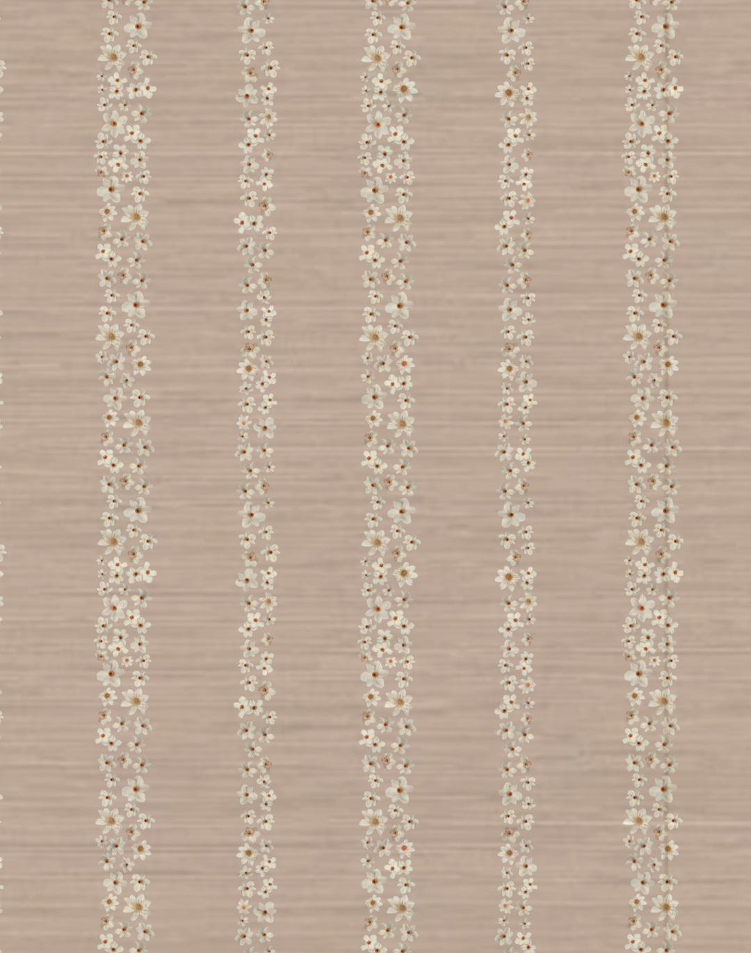 Seashells Stripe Grasscloth, Pebble