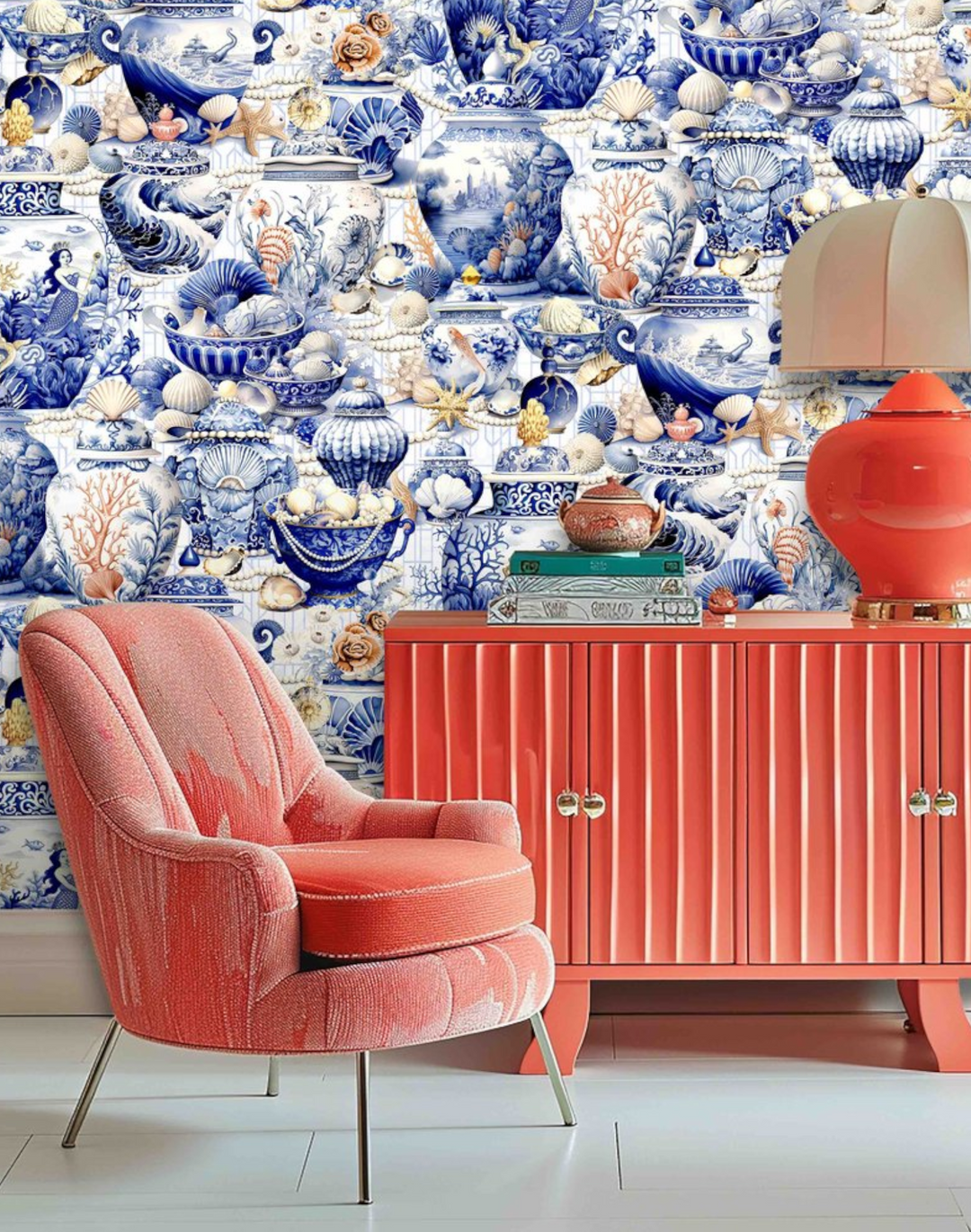 Secrets of the Ginger Jars, Blue & Red