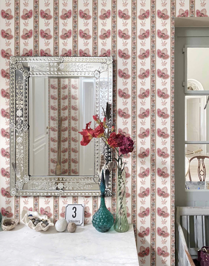 Serafina Stripe, Birch White