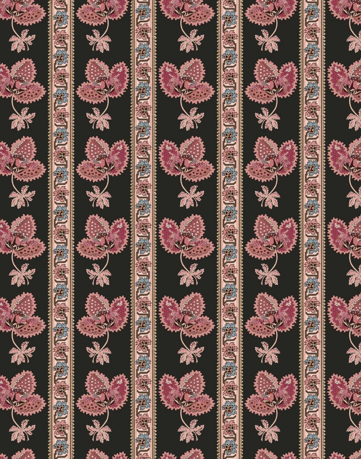 Serafina Stripe, Onyx Black