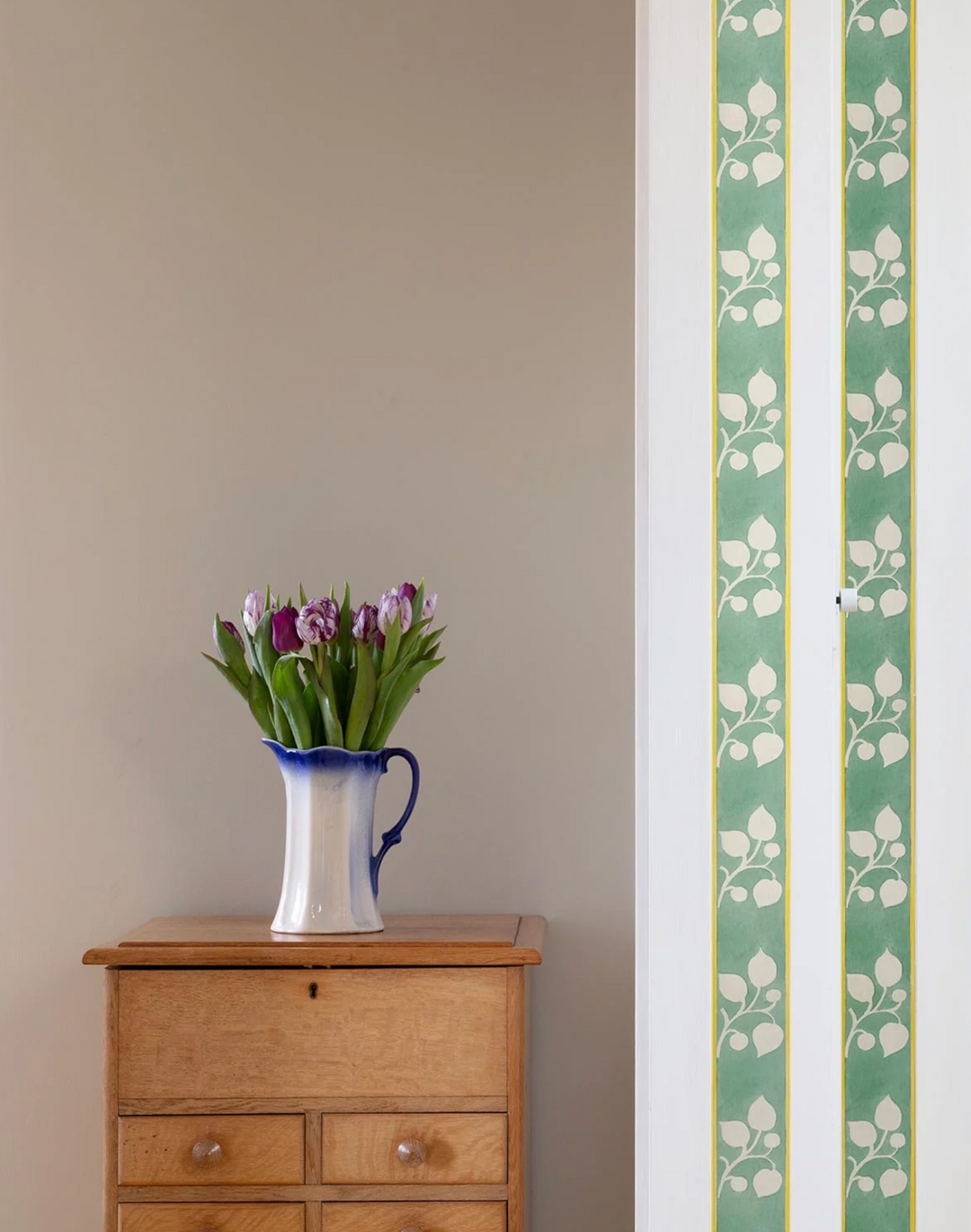 SILK STRIPE BORDER II By C.F.A Voysey