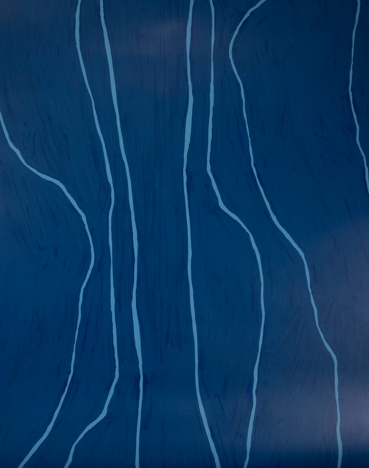 Sinuous Line, Dark Sapphire