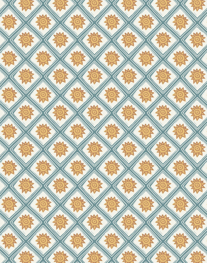 Solstice Sun - Linen Fabric