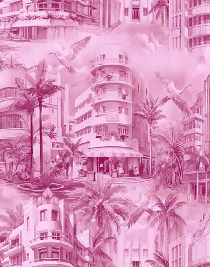 South Beach Dreams, Monotone Dusky Pink