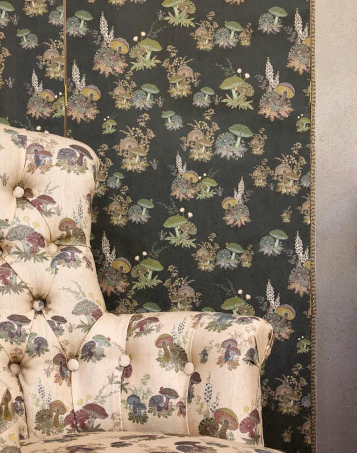 Spicewood, Hunter - Linen Fabric