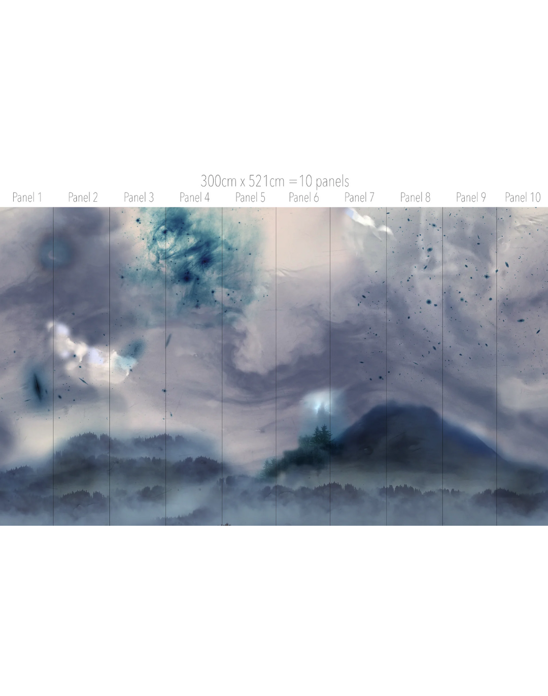 Starlit Rising, Powder Blue P180-03