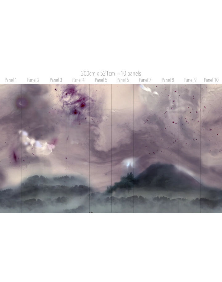 Starlit Rising, French Violet P180-04