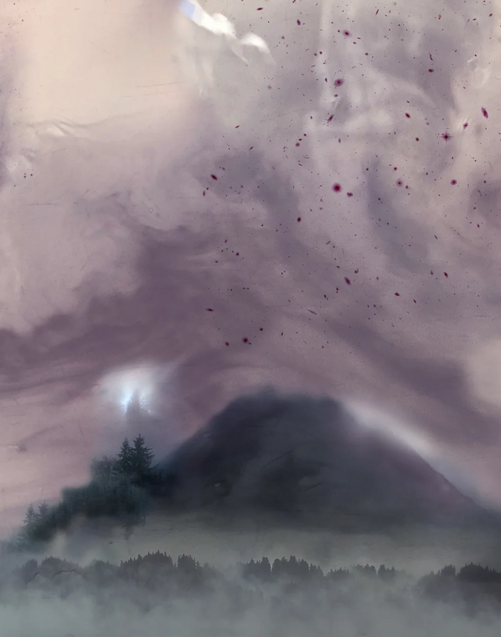 Starlit Rising, French Violet P180-04